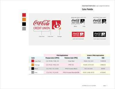 Coca Cola Colors Hex RGB CMYK Pantone Color Codes U S Brand 